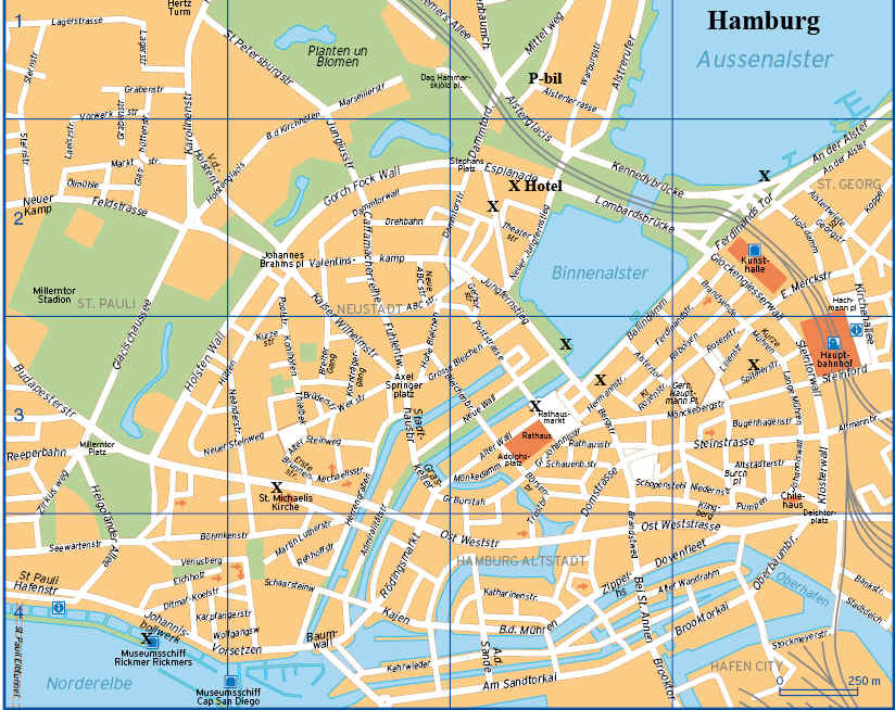 hamburg karta Hamburg hamburg karta